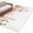 Orange White, variant on Orange Botanical Large Area Rugs for Bedroom Living Room, Soft Non Slip Carpet Bedside Rug, Watercolor Leaf Fall Thanksgiving Rectangular Floor Cover Kitchen Accent Rug 3'x5' for Dining Room/Office