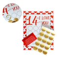 thumbnail image 1 of Valentines Scratch Off Love Notes Cards 14 Things About I Love You Greeting, 1 of 4