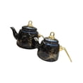 thumbnail image 4 of veasfak 2Pcs Enamel Tea Pot Set Easy to Clean Tea Jug for Home Use Kitchen Tea House Black, 4 of 9