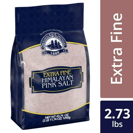 D&A Extra Fine Himalayan Pink Salt (Perfect Pink Salt for Cooking in Resealable, Bulk Bag), 2.73 lbs, GREAT TASTE - Mined in the depths of the Himalayan.., By Drogheria