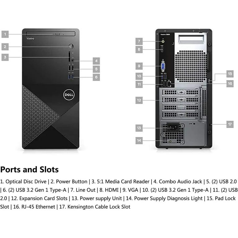 Dell Windows 11 Desktop Computer OptiPlex 5060 | Intel Core i5-8500 Six  Core (4.3GHz Turbo) | 16GB DDR4 RAM | 500GB SSD Solid State + 1TB HDD |  WiFi +