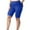 Blue, variant on Tumotour Yoga Shorts For Women Plus Size Yoga Shorts Solid Color Lace Elastic High Waisted Running Workout Gym Shorts Sports Shorts
