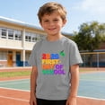 thumbnail image 6 of Kids Back To School T Shirt Crew Neck Short Sleeve Stylish Print Pullover Tops Casual Loose Summer Outfits (5 Years, Gray), 6 of 9