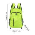 thumbnail image 3 of Mochila plegable ligera – Mochila de día resistente al agua para viajes, senderismo, acampada, escuela, deportes al aire libre y desplazamientos diarios., 3 of 6