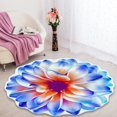 thumbnail image 3 of 3D Irregular Flower Ground Mat With A Diameter Of 60Cm Crystal Velvet - 1X Floor Mat, 3 of 5