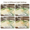 thumbnail image 7 of ODIKA 4'x6' Washable Area Rug Abstract Mid Wavy Striped Gradient Wave Decorative Cream Orange for Bedroom, Reading Nook, Pet Friendly & Non-Shedding, 7 of 7
