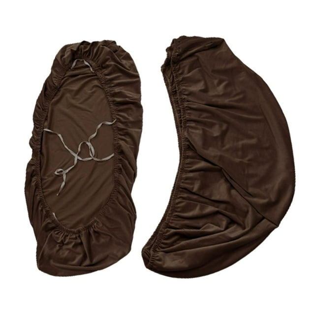 DOLITY Housses de Coussin de Dinette RV s Housses de Coussin pour Canapé Automobile Brun Foncé