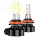 thumbnail image 1 of H11 LED Headlight Bulbs, 300% Brighter 6500K Cool White LED Low Beam/Fog Light Conversion Kit, IP67 Waterproof, 1 of 5