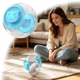thumbnail image 4 of WEIOUKC Hamster Ball, Transparent Hamster Running Ball Exercise Wheel Cage Accessories Hamster Toys, Large Space, Reduce Boredom, Increase Activity, 4 of 7