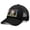 Black, variant on 250th Anniversary USA 1776-2026 Patriotic Eagle Adjustable Snapback Hat Breathable Eyelets