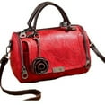 thumbnail image 5 of Retro Women's Handbag Small Flower Pendant Crossbody Shoulder Bag, 5 of 10