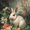 White Rabbit Carrots Floral, variant on UXIEQU White Rabbit Carrots Floral Canvas Wall Art 15.75x11.81 Inches