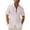 Q5-White, variant on Havenx Men's Cotton Linen Short Sleeve Shirts Button Down Collared Shirt with Pocket Solid Color T Shirts Summer Beach Vacation Casual Lightweight Clothes,Black 2XL