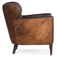 thumbnail image 3 of Beaumont Lane Traditional Leather Club Chair in Dark Brown Leather, 3 of 3
