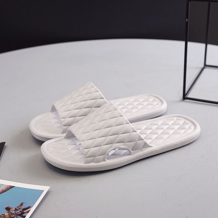

FDGHYTBF Solid Color Slippers Soft Non-Slip Quick Drying Shower Slides Indoor Bathroom Shoes
