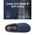 thumbnail image 3 of LongBay Men's Memory Foam Slippers Comfy Non Slip Indoor Outdoor House Shoes, 3 of 7