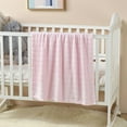 thumbnail image 4 of CREVENT 30''X40'' Soft Cozy Warm Nursery Baby Blankets for Boys Girls Solid Color - All Season Use - Newborn Essentials,Unisex(Baby Pink), 4 of 7
