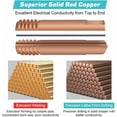 thumbnail image 3 of MIG Contact Nozzle, Welding Contact Tips, 20Pcs Copper Contact Tip for 15AK MIG Welding Torch Consumables(0.8), 3 of 5