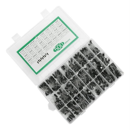 

Electrolytic Capacitor Capacitors Range 0.1uF-1000uF 24 Value For Electronics For Amp