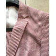 thumbnail image 4 of Seersucker Suit Mens Red/White Cotton Blend Modern Fit Suits, 4 of 5