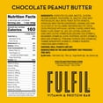 thumbnail image 5 of FULFIL Nutrition Vitamin & Protein Bar, Chocolate Peanut Butter, 1 Bar, 5 of 7