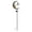 #24-Solar Garden Stake Light, variant on Cat Solar Garden Stake Light, Bronze Crescent Butterfly Iron Lamp with Glass Globe, Outdoor Decor for Yard Pathway Lawn