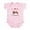 Petal Pink, variant on CafePress - I Love Orange Tractors Infant Bodysuit - Baby Light Bodysuit, Size Newborn - 24 Months