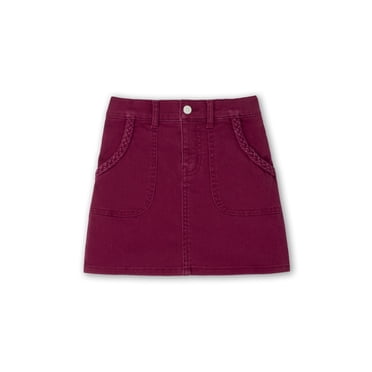 Wonder Nation Girls Denim Skirt, Sizes 4-18 & Plus