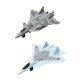 thumbnail image 4 of Modelo de caza de aleación, decoración de escritorio, juguete de avión para estantería, mesa, oficina. 2 piezas, 4 of 9