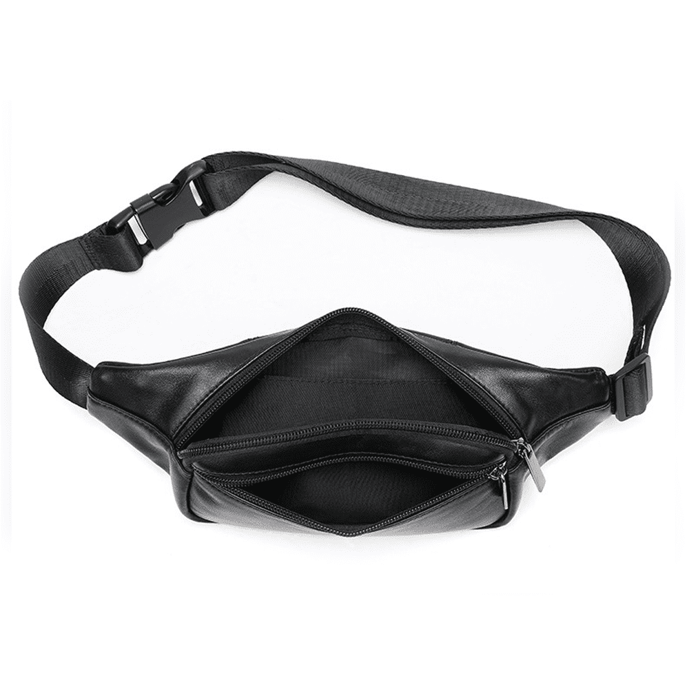 Waist bag leather black sale