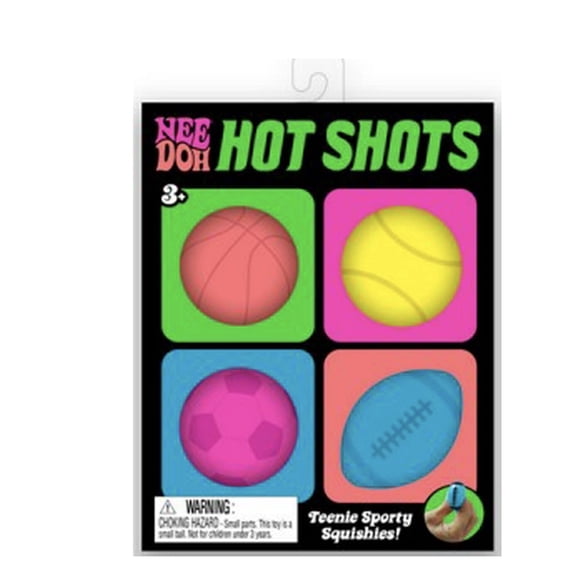 Teenie NeeDoh Hot Shots Sports Balls