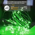 thumbnail image 3 of Guirnalda de luces LED AIKEI, paquete de 12 unidades, 2,1 m, color verde, 3 of 6
