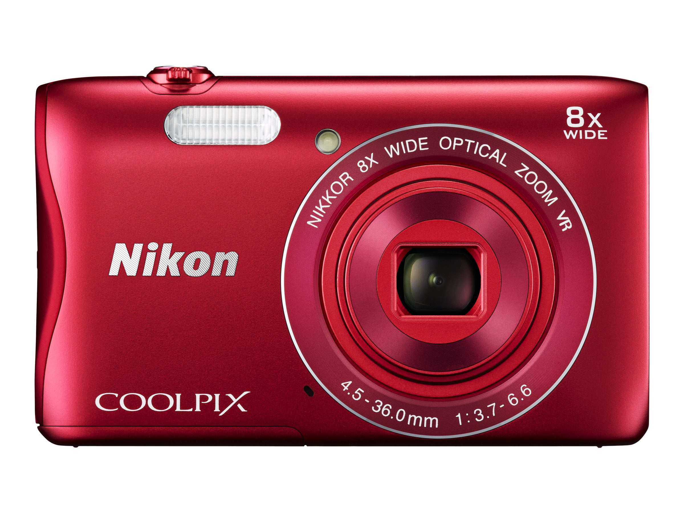 Nikon COOLPIX S3700 Digital Camera with 20.1 Megapixels and 8x 