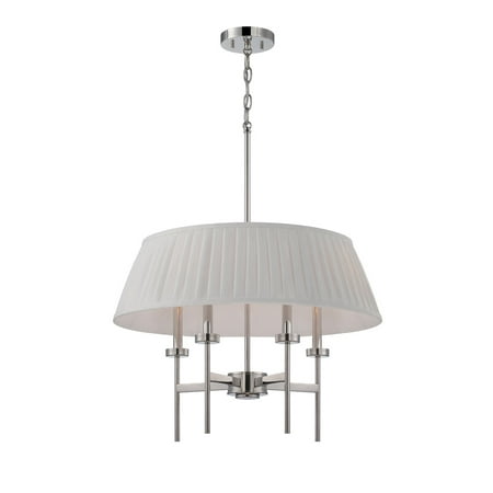 

Pendants 4 Light With Polished Nickel Finish Metal Incandescent 24 inch 240 Watts