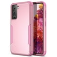 thumbnail image 4 of ULAK Samsung Galaxy S21 Case, 3 in 1 Sturdy Protective Hybrid Shock Absorbent Anti-Scratch Phone Case for S21 5G,  Pink, 4 of 9