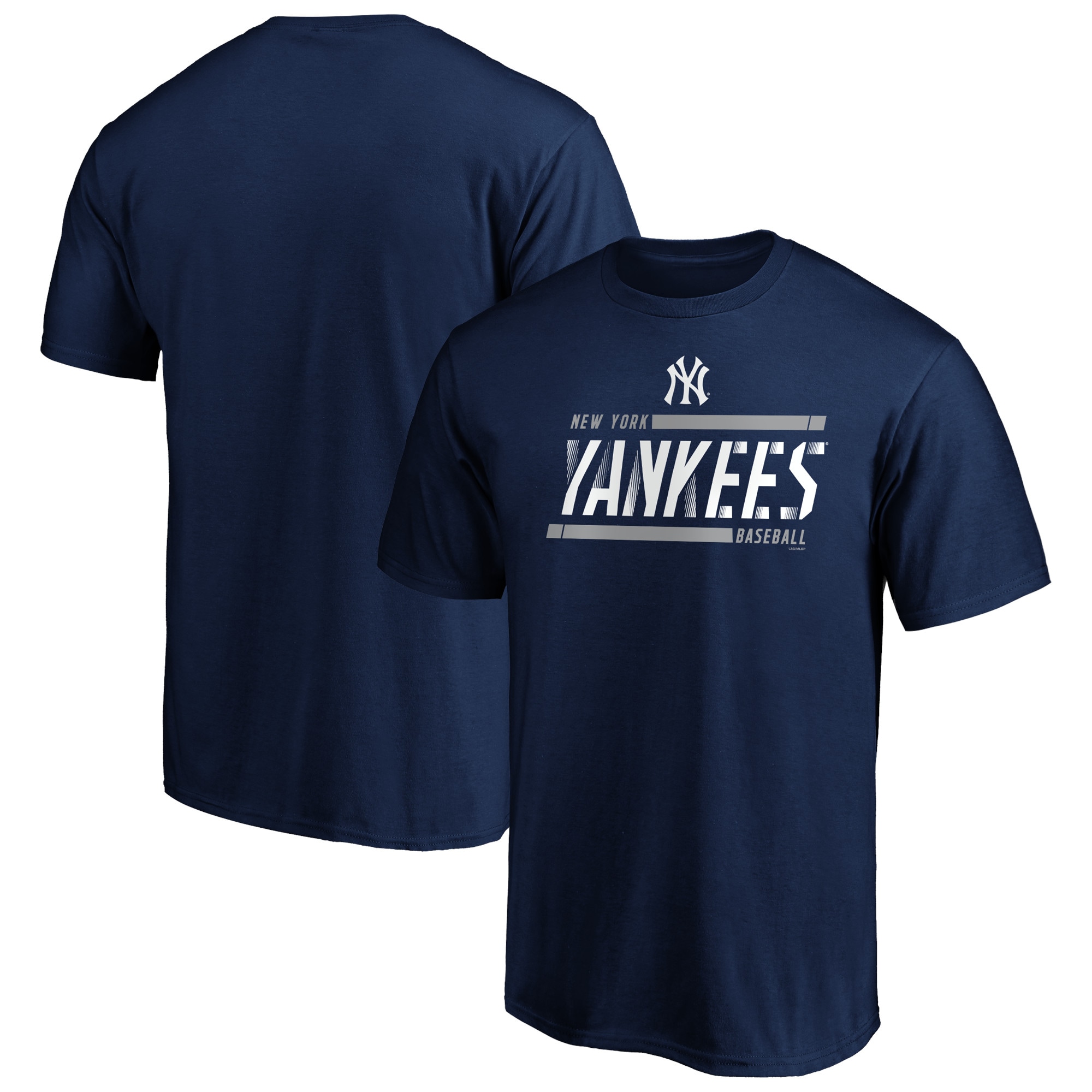 Men's Fanatics Branded Navy New York Yankees Iconic Team Gradient T