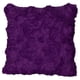 thumbnail image 1 of Funda de almohada de satén con flores, sofá, silla, funda de almohada, funda de cojín decorativa para el hogar, púrpura seitruly HA7457-08B, 1 of 6