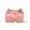 Pink, variant on Bucket Shaped Crossbody Bag, Chain-Strap Flannelette Shoulder Bag, Multi-Functional Commuting Handbag, Black/White/Pink/Green/Khaki, 6.3x3.54x5.51in