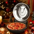 thumbnail image 2 of 12 Inch Electric Indoor Pizza Oven & Grill, Countertop Compact Pizza Cooker with Recipe Included for Home Use, Graphite Gray, 2 of 11