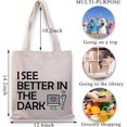 thumbnail image 2 of BDPWSS Sonographer Tote Bag Ultrasound Technician Gift Sonography Tech Gift Radiologist Gift I See Better In The Dark, 2 of 7