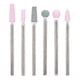 thumbnail image 1 of Brocas Para Decoración De Uñas De Acero Inoxidable, Accesorios Para Taladro De Uñas, Herramienta De Manicura Jg #5 6 Unids Vogacara CE002232-00, 1 of 7