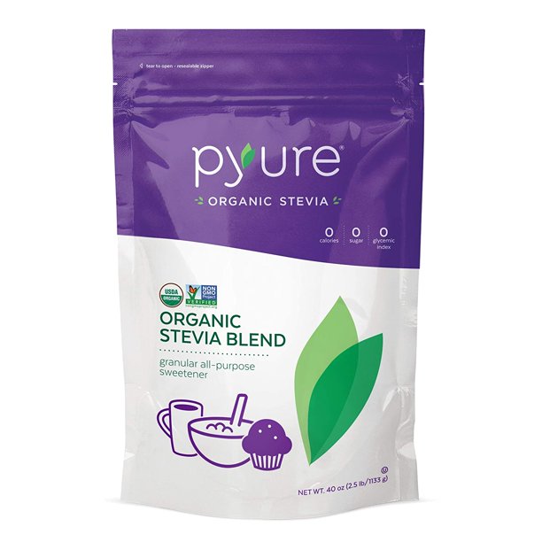 Pyure Organic Stevia Sweetener Blend, 21 Sugar Substitute, Granular