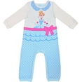 thumbnail image 3 of Cinderella Girls 3 Pack Long Sleeve Romper, Infant, 3 of 8
