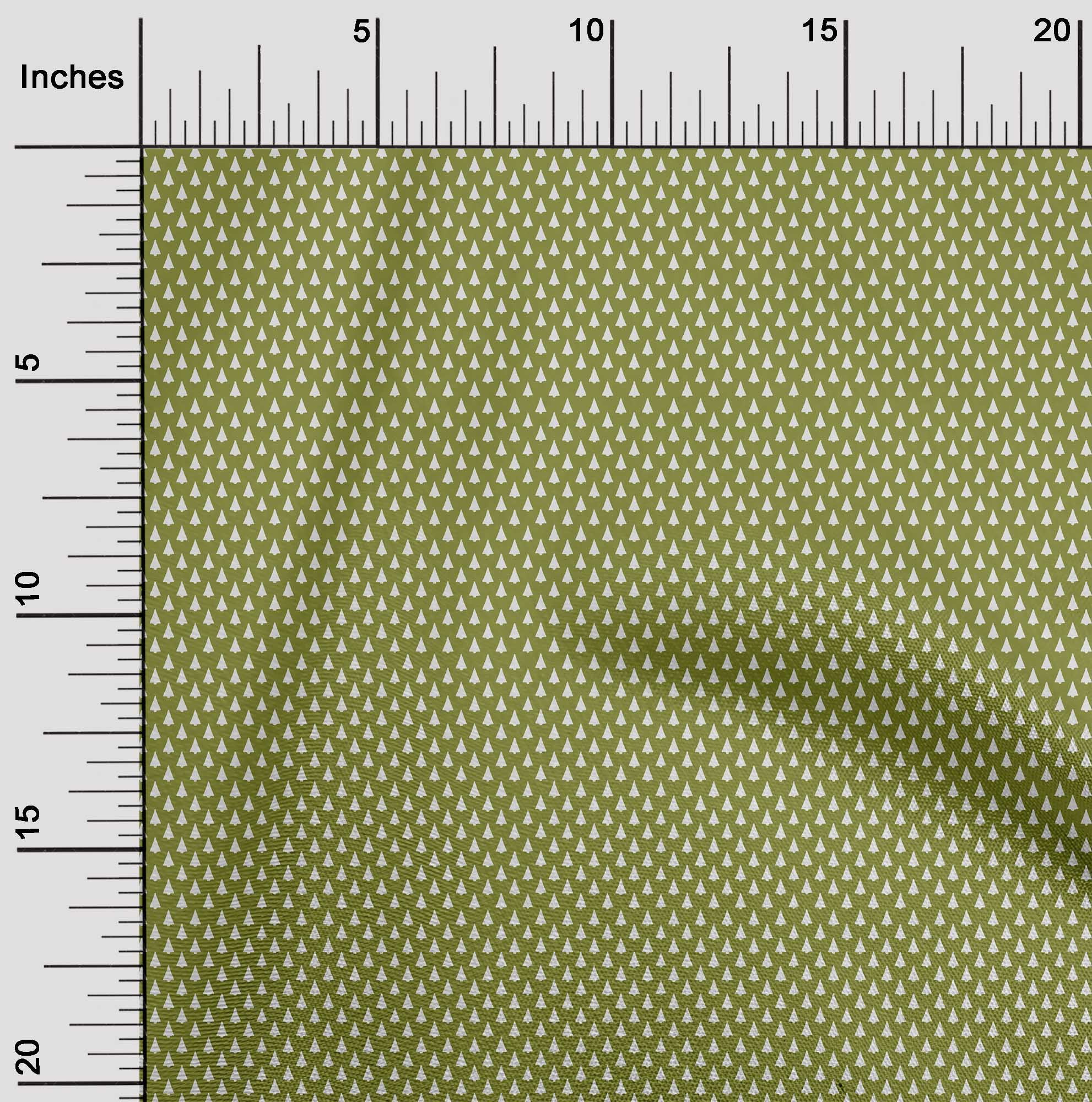 oneOone Cotton Jersey Olive Green Fabric Christmas Diy Clothing Quilting Fabric Print Fabric By Yard 58 Inch Wide