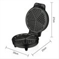 thumbnail image 3 of Heart-Shaped Non-Stick Breakfast Machine 5 Heart-Shaped Waffles Double-Sided Heating Home Breakfast Machine US Plug,1 * electric baked pan, 3 of 7