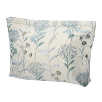 Unique Bargains Flower Pattern Cosmetic Bag Zipper for Travel