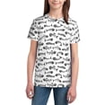 thumbnail image 3 of Wukai Fish Bones Youth Unisex Short Sleeve T-Shirt for Boys, Girls, Teens, and Kids-Medium, 3 of 7
