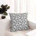 thumbnail image 6 of Pofeuu Snake Print Double-sided plush pillowcase Square Throw Pillow Covers Pillows Cover for Living Room Bedroom Sofa Couch Cushion Cover（No pillow core）-22"x22", 6 of 7