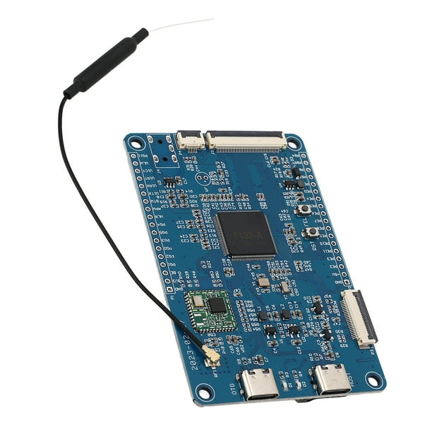 Placa de desarrollo WiFi de doble núcleo de 128 MB para módulo de desarrollo de procesador Cortex A7 con conector de pines F133