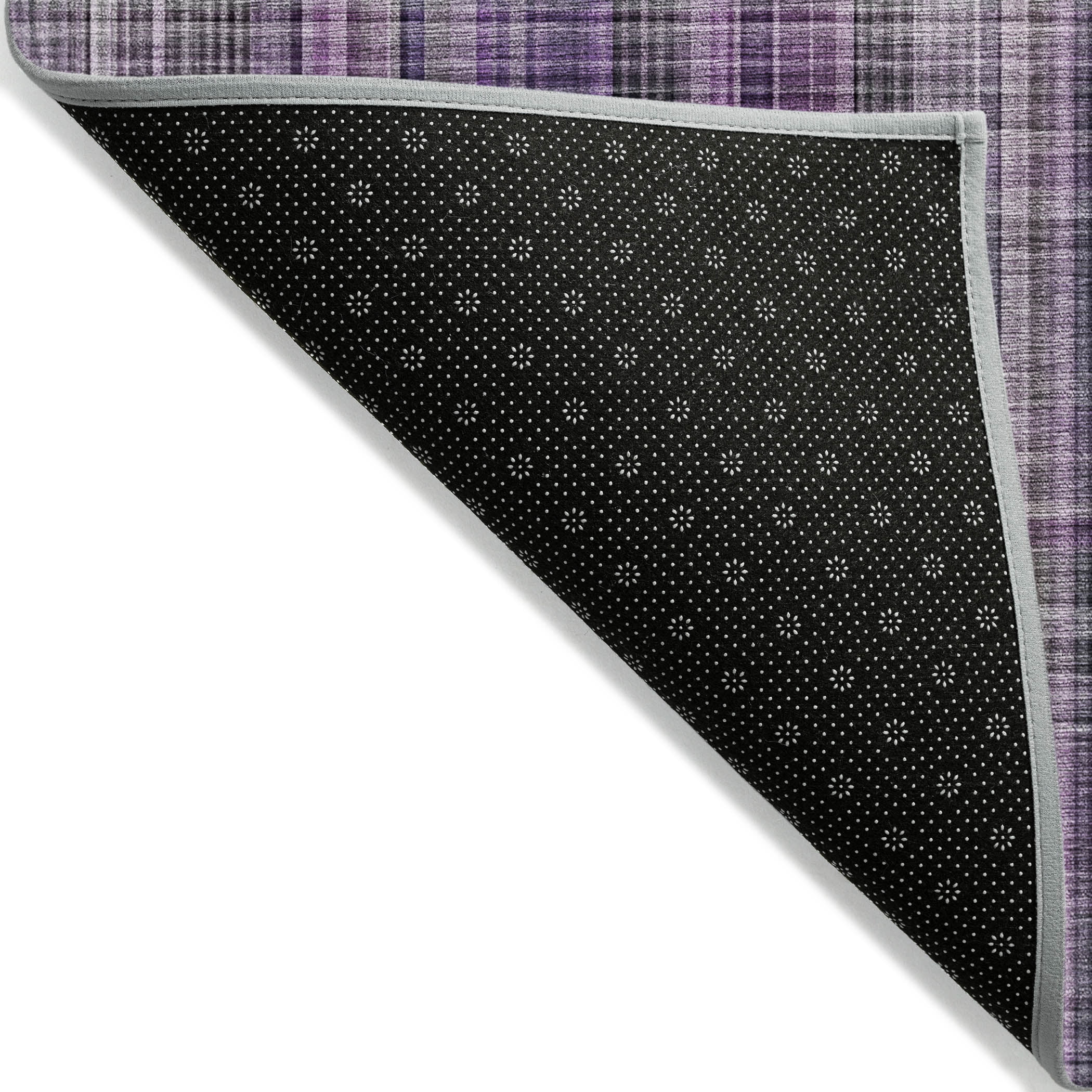 Addison Rugs Chantille Indoor/Outdoor Transitional Plaid Purple Washable Rectangle Rug, 10' x 14'